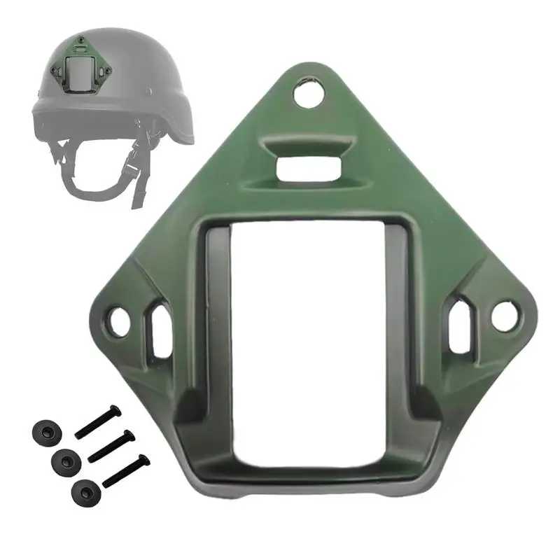 Hard Hat NVG Mount Alloy Lightweight NVG Mount With Screws Easy Installation Multifunctional Sports Camera Bracket Base