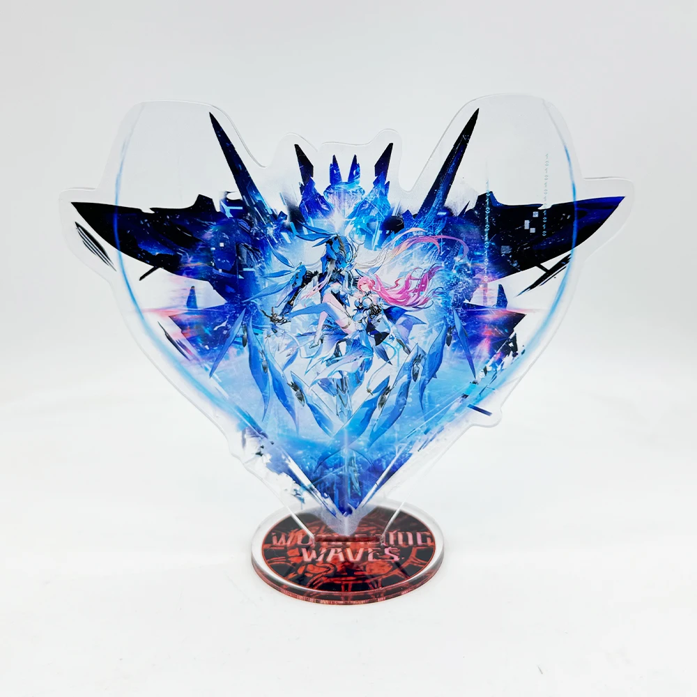 Wuthering Waves Augusta Gallery Figura de exhibición Modelo de placa acrílica con personajes de Key, Chisa, Aemeath, Carlotta, Iuno, Cantarella, Anime, Regalo