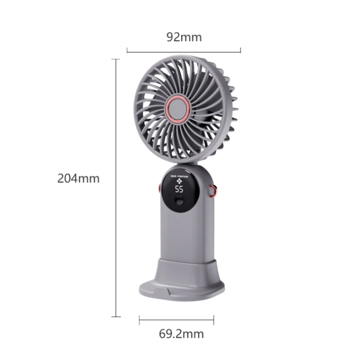 Idealny przenośny i wydajny wentylator osobisty zasilany bateryjnie dla artystów i techników w podróży - idealny do makijażu i rzęs