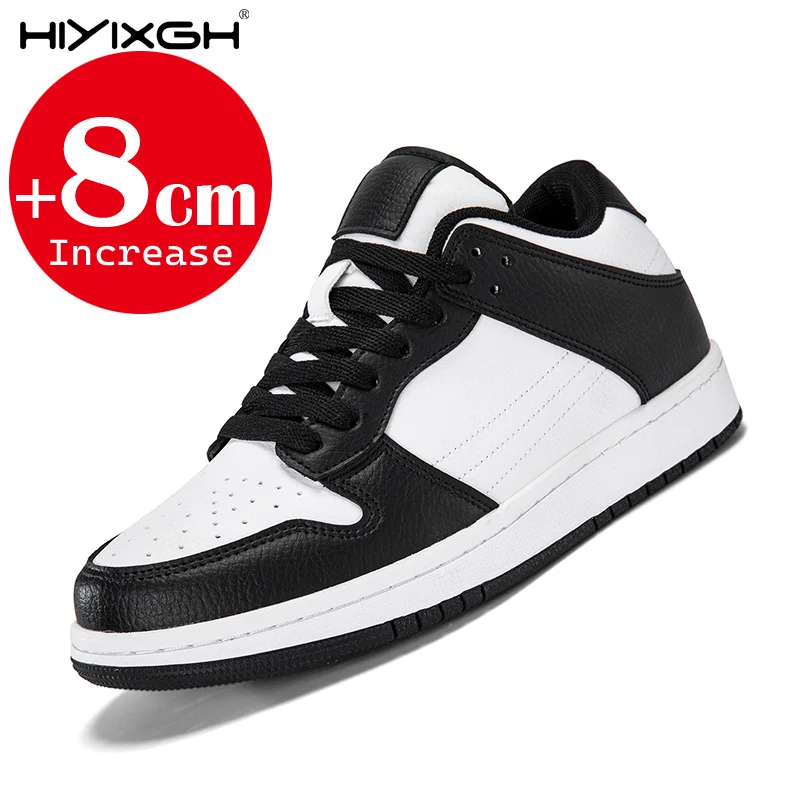 Men Invisible 6CM Height Increasing Sneakers Comfortable Casual Outdoor Sports Breathable Non Slip Lace Up Elevator Shoes Women