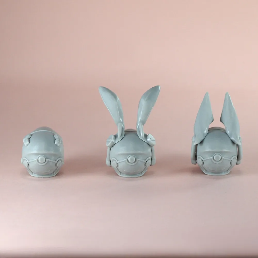 Rabbit Ear Helmet GK Modification SH MU081F Machine Mother Goddess Device BUSTERDOLL PUNIMOFU