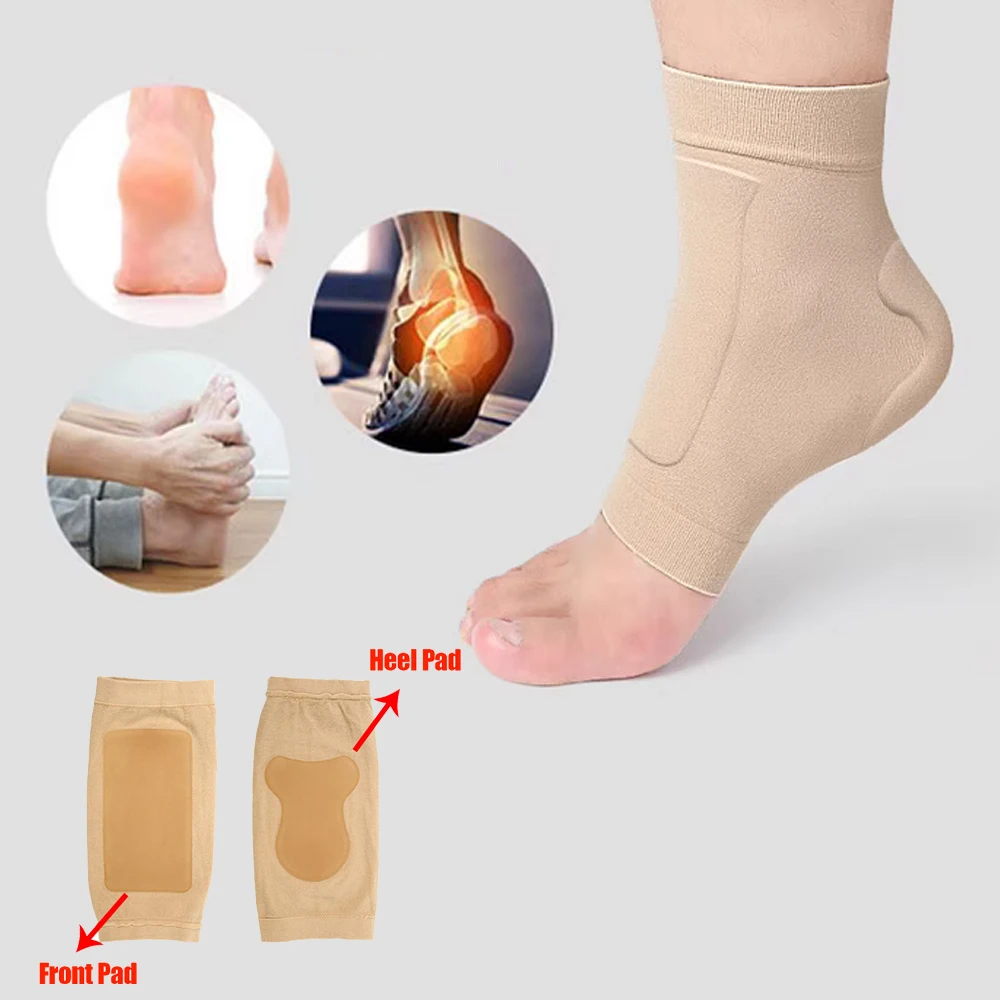 

1 пара гелевых подушечек для катания на коньках, мягкие защитные носки с рукавами из моклеля, чехол для подушки, инструмент для голени, ахилловых сухожилий, носки на каблуке