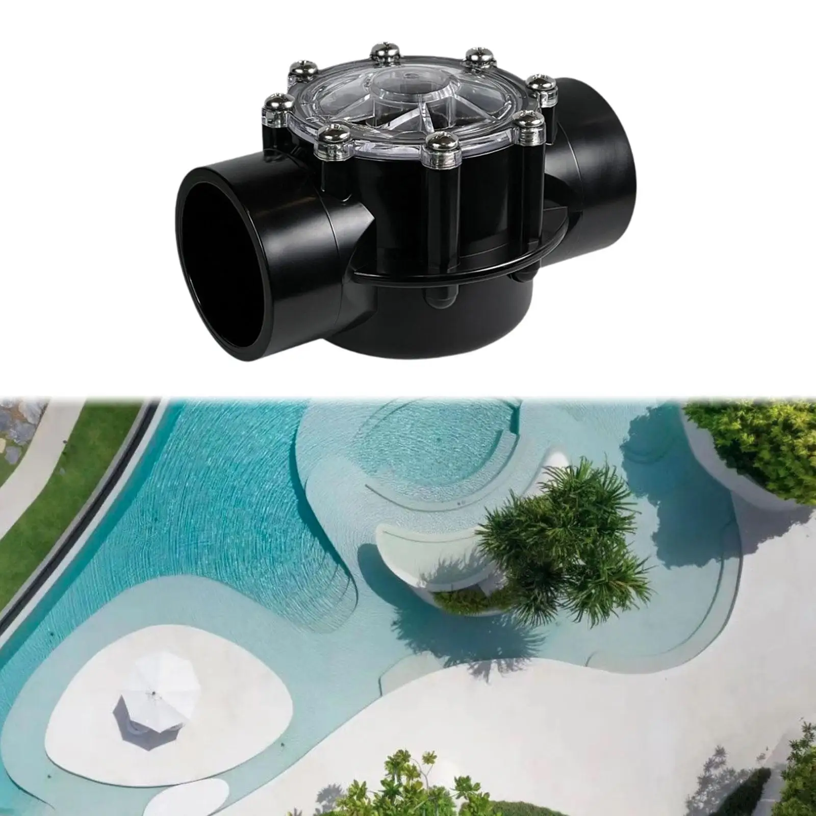 7305 Swimming Pool Check Valve Premium Professional 2 Way for Pools and Spas