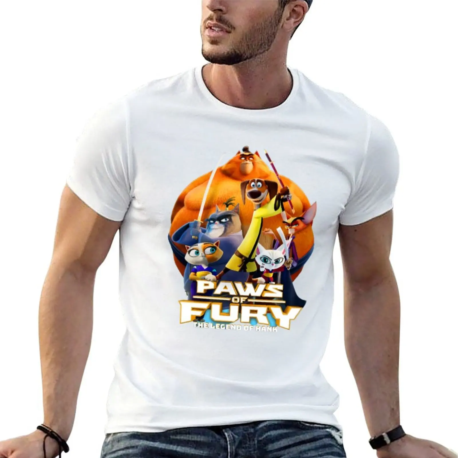 paws of fury T-Shirt man t shirt designer t shirts designer cotton t shirts high quality T-shirt