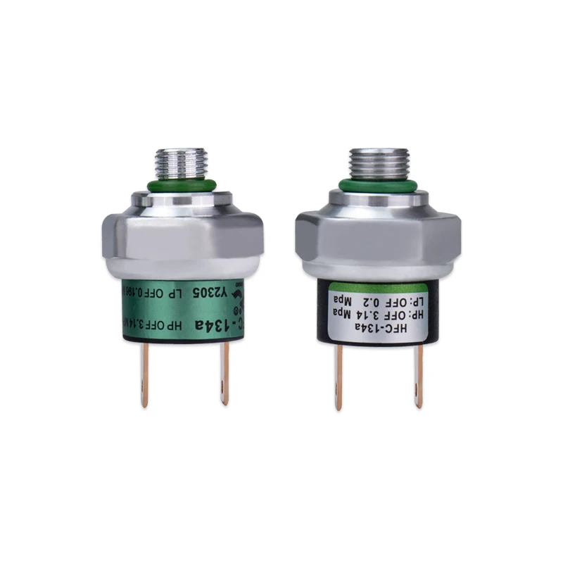 مفتاح ضغط جانبي عالي/منخفض ثنائي R134a لنظام تكييف الهواء A/C (9 أو 11 مم) قطع غيار السيارات ملحقات A/C