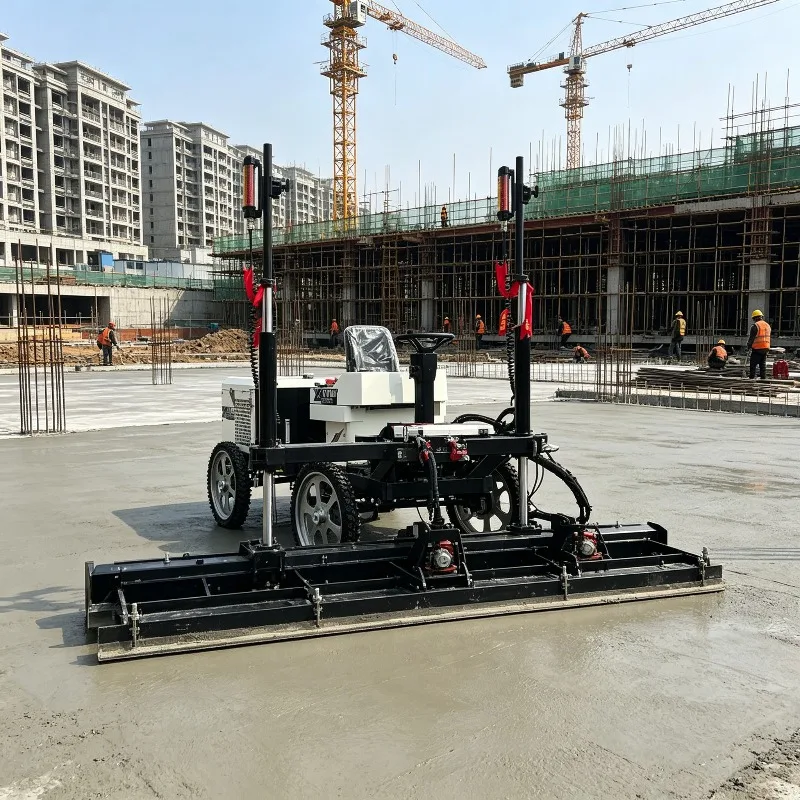 For Tunnel Slabs Portable Automatic Laser Screed Machine Vibratory Screeding Suitable for Large Concrete Working Area Customized