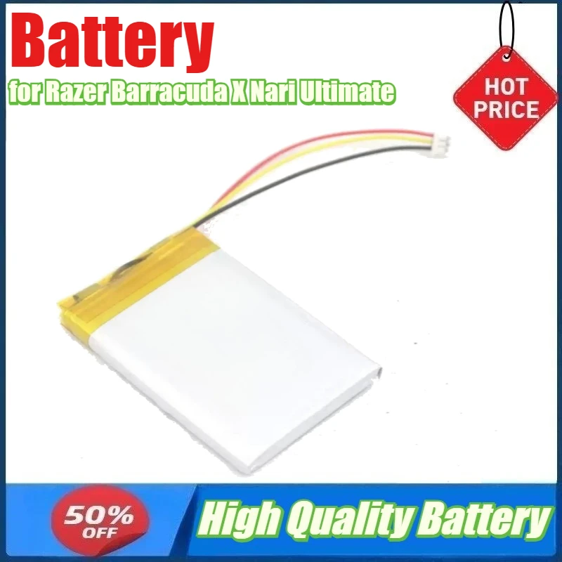 Battery for Razer Barracuda X Nari Ultimate Mamba RGB 5G Wireless Mouse Battery