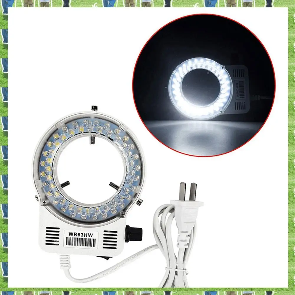 

FTS Adjustable LED Ring Lamp Illuminator Lamp Industry For Industry Stereo Video Camera Trinocular Microscope Lens Durable A EU