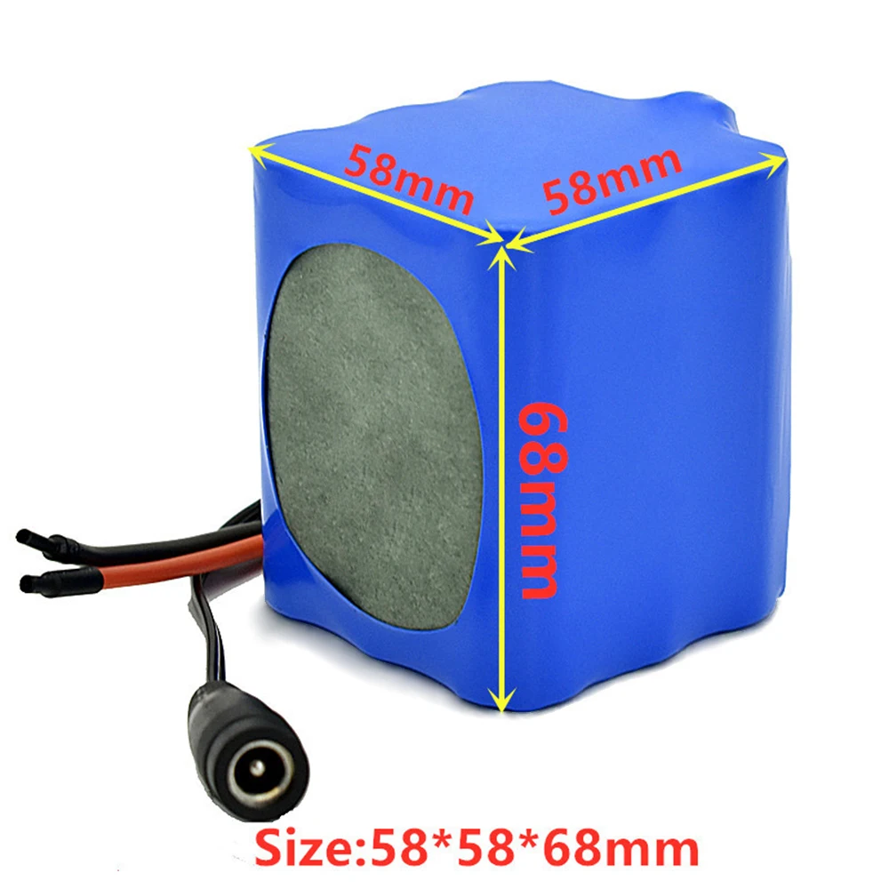 Large Capacity 18650 3S3P 12V 10500mAh Lithium Ion Battery Pack,for Solar Lamp,Fish Feed Boat,Head Lamp Rechargeable Battery