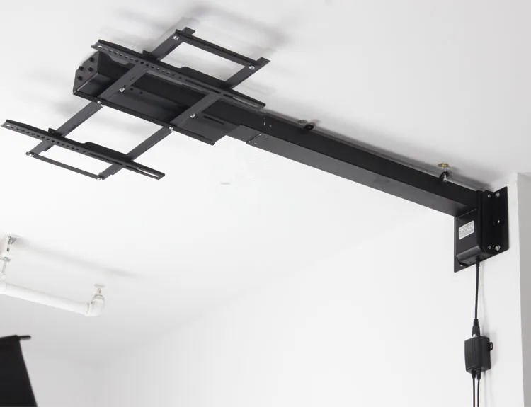 32-70inch Motorized Remote Control 2 Install Way Floor Cabinet TV Lift Sliding Out Ceiling TV Lift TV Mount for Home Office