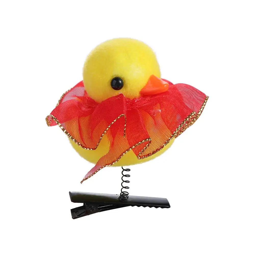 

Cute Flower Duck Hair Clips Bowknot Cap Chicken Side Barrettes Korean Style Animal Cartoon Duckbill Clips Party
