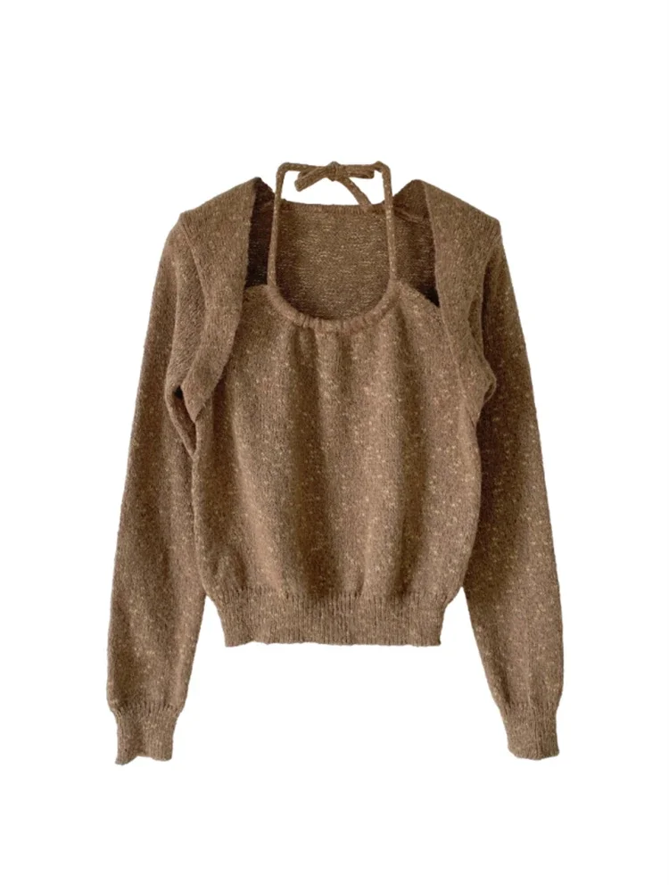 Women Sweater Fall 2023 Women Clothing Pullover Female Knitting Sweaters Skinny Tops Loose Elegant Knitted Outerwear Thick Slim