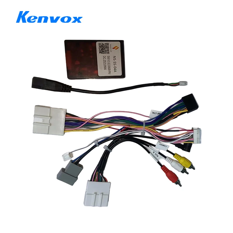 

android Car radio Canbus Box Decoder For Nissan X-Trail Qashqai Kicks NS-SS-04A 16 pin Wiring Harness Plug Power Cable