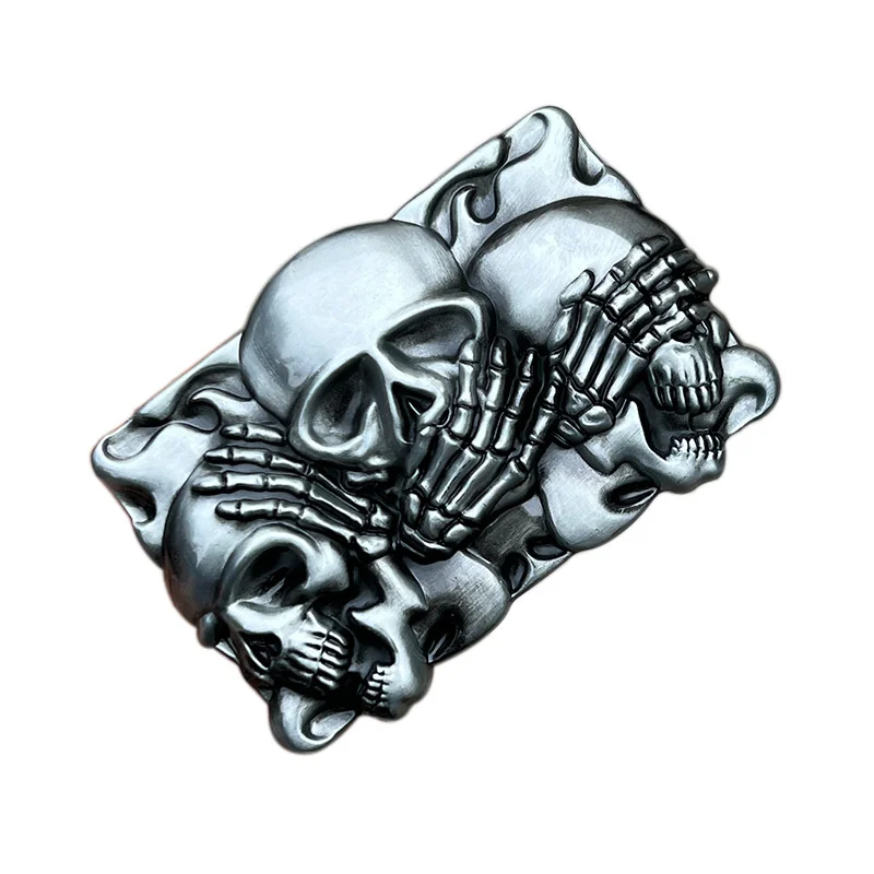 Retro punk personality belt buckle Western style