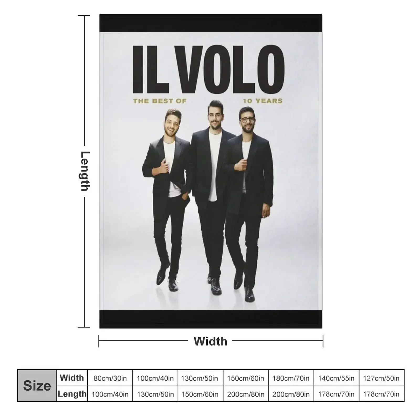 Il Volo 10 Years The Best Of Throw Blanket halloween Thins Extra Large Throw Luxury Thicken Blankets