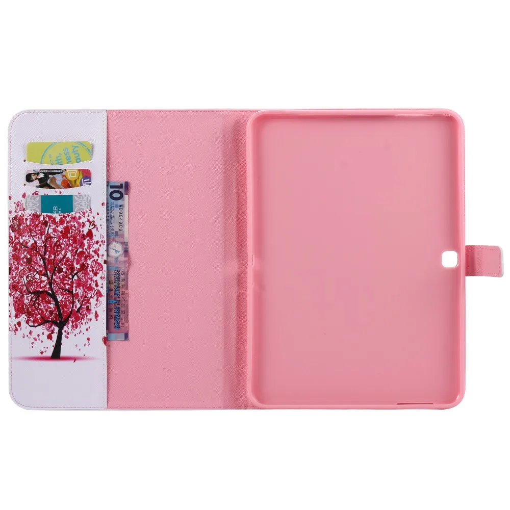 Tab4 10.1 T535 Tablet Case Bracket Flip Leather Cover cases For Samsung Galaxy Tab 4 10.1 inch T530 T531 SM-T530 SM-T531 SM-T535