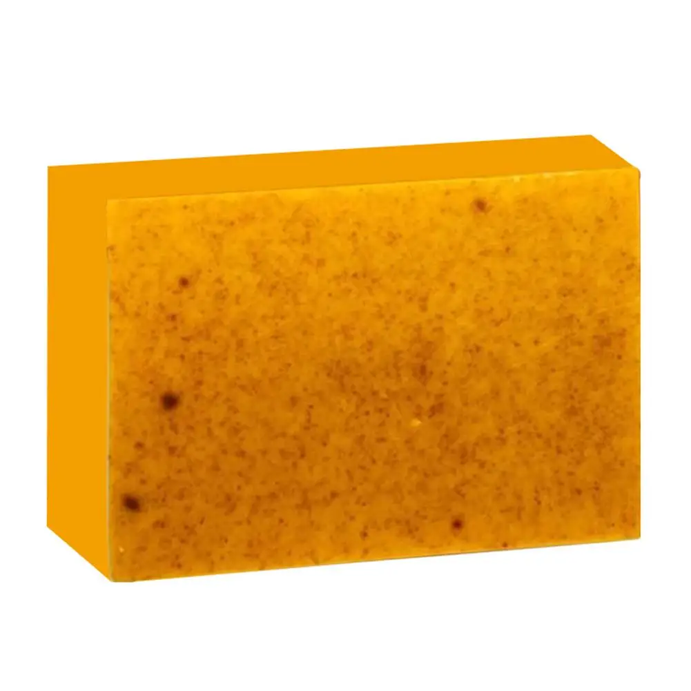 Turmeric Acid Whitening Soap Facial Deep Cleansing Facial Cleanser Exfoliating Blackheads Back Acne Body Wash Natural Soap 100g