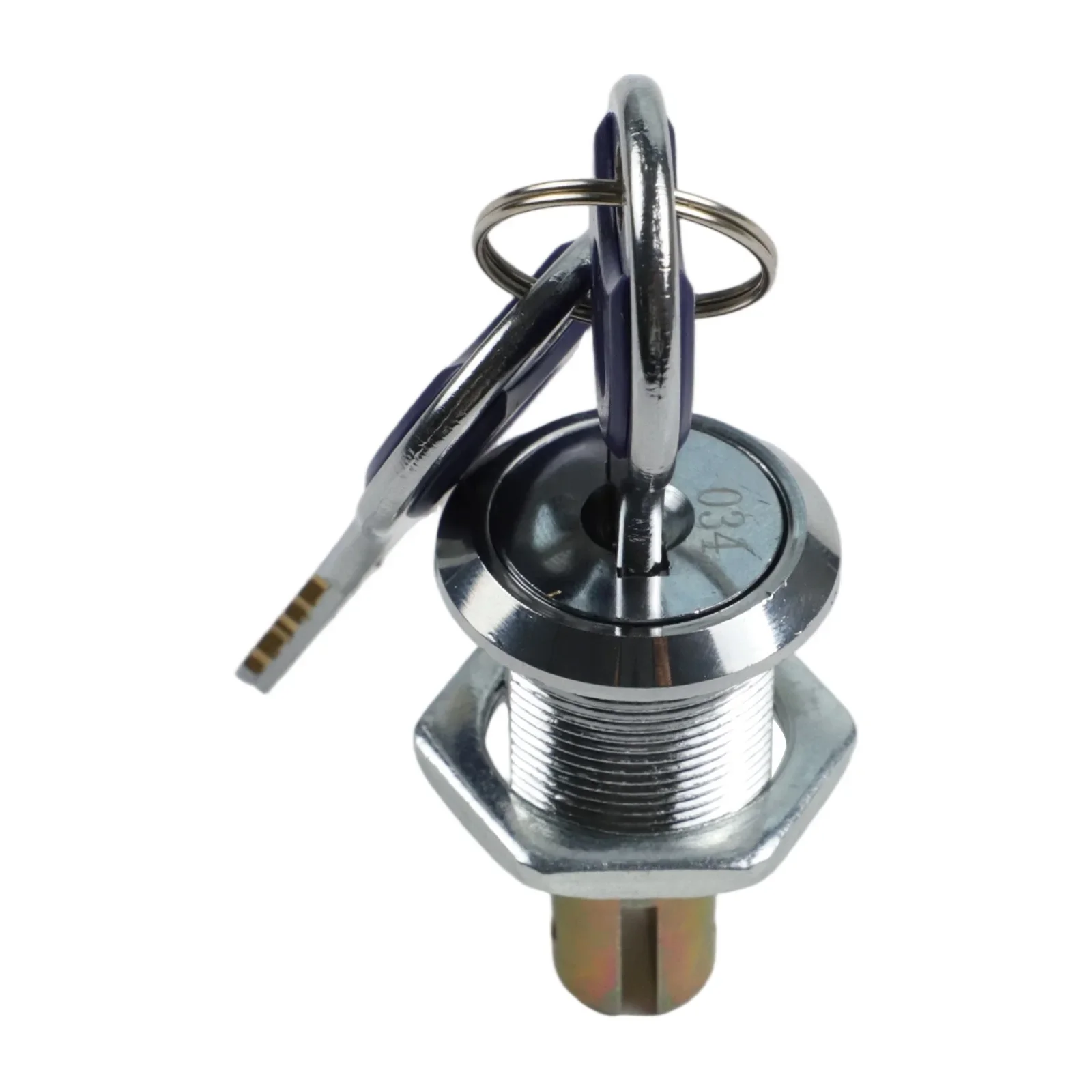 Lock for Toolbox Drawers with Alloy Cabinet Insert Featuring Linkage Design and Smooth 180 Degree Rotation Unlocking Mechanism