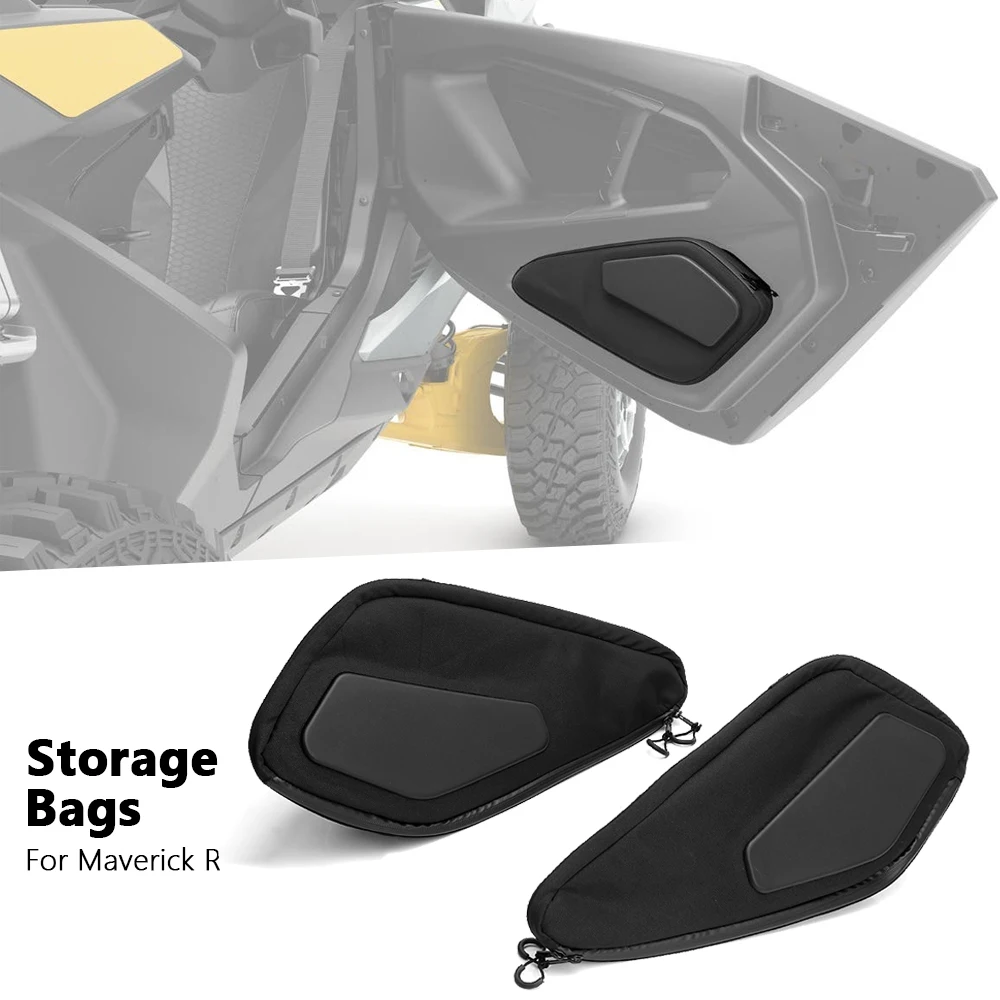 New Lower Door Bags UTV 5 liters Capacity Tool Storage Pack Kit For Can-Am MAVERICK R For CAN-AM Maverick R