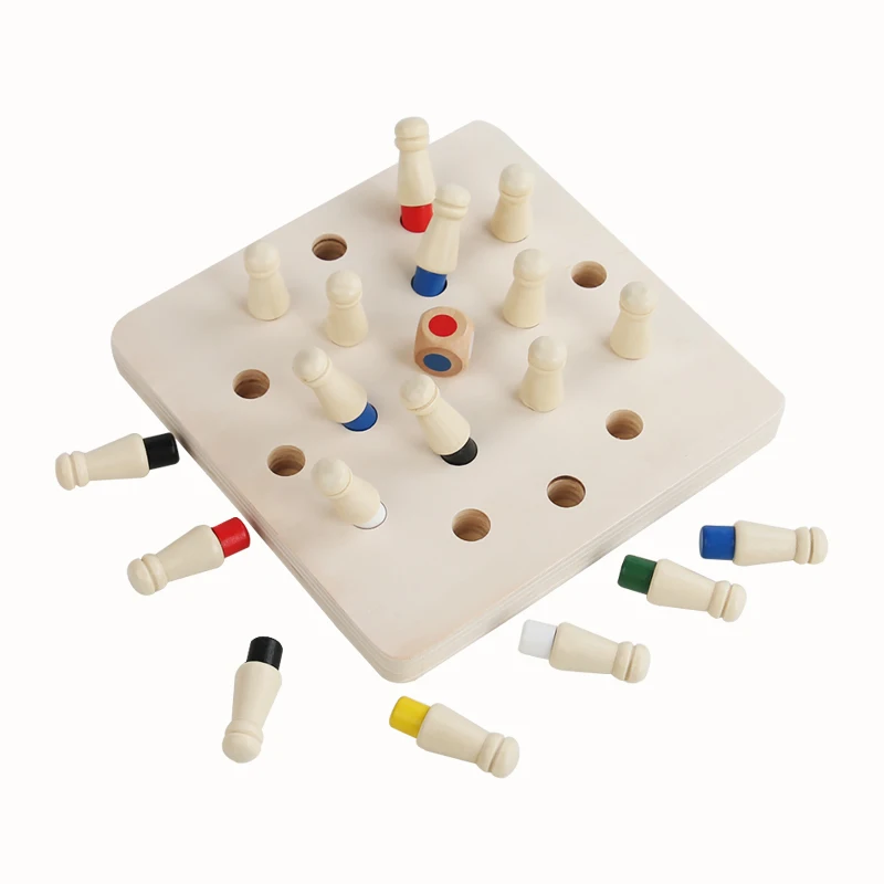 Memory Chess Toy: Match Colors to Build Brainpower Kids Play to Play Interactive Brain-Boosting Fun