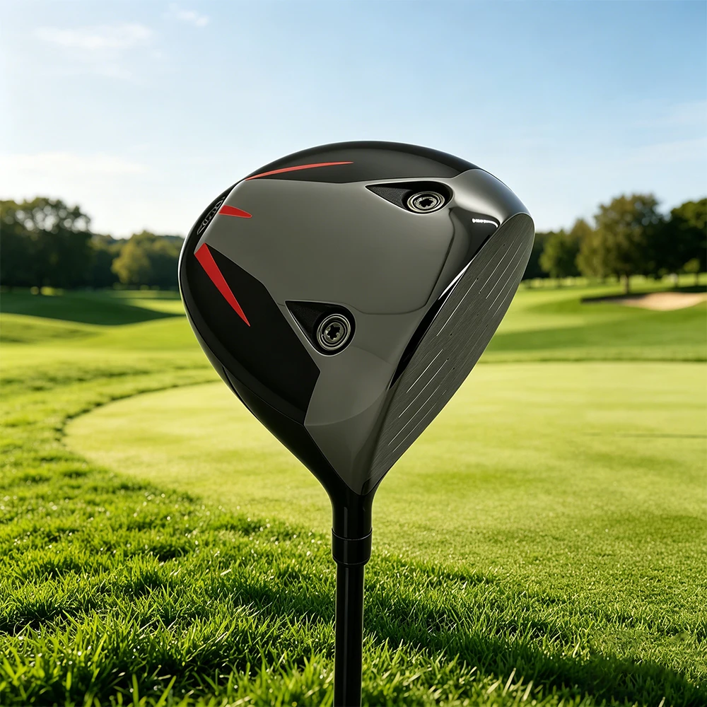 Premium Titanium Alloy Mini Club Head, Low Center of Gravity, Stable Flight, Customizable Logo, Golf Club Head