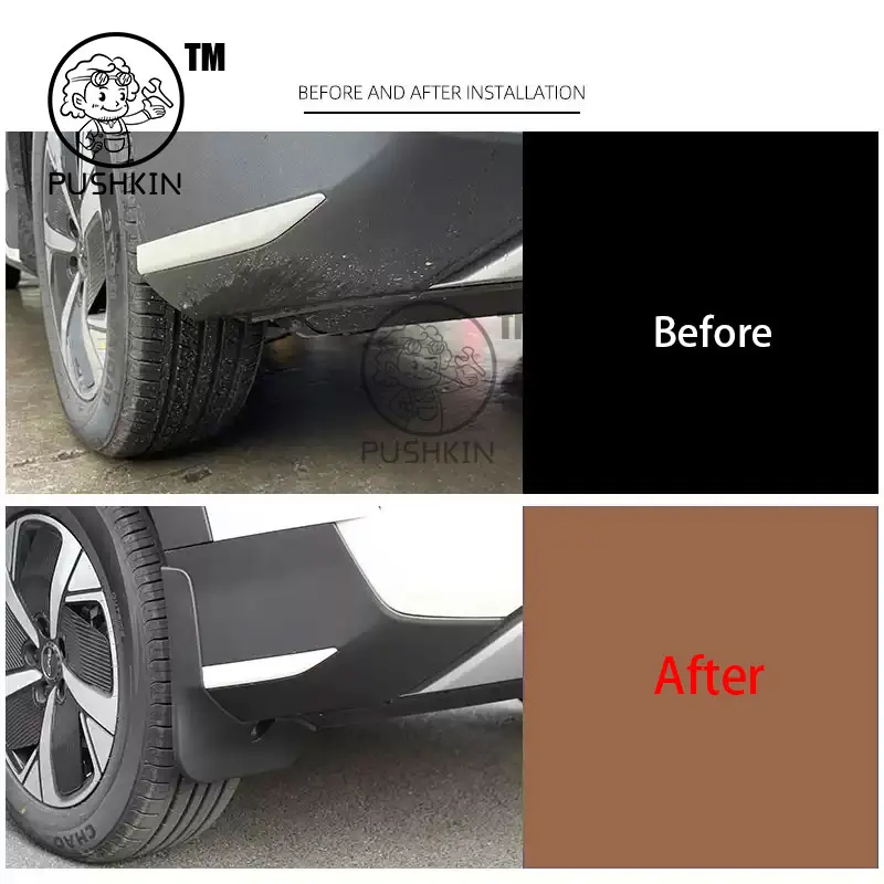 4pcs Car Mud Flaps for BYD Sealion 05 EV 2025 2026 Mudflaps Mudguards Splash Guards Front Rear Wheel Fender Part Accessorie - Image 2