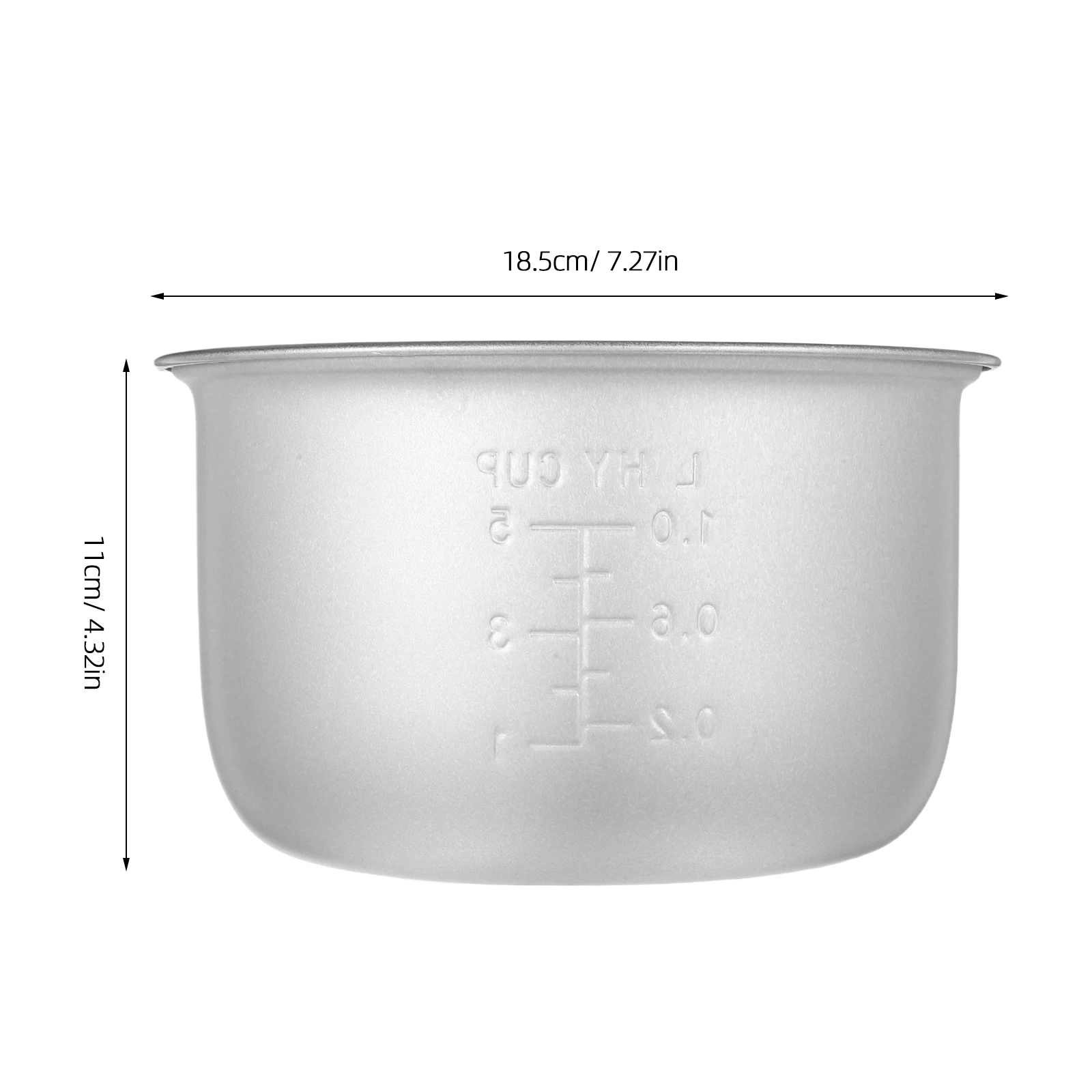 2L غير عصا وعاء طبخ الأرز المطبخ وعاء طبخ الأرز استبدال وعاء العالمي حجم عموم إدراج للطبخ الداخلي الصغير داخل الأواني