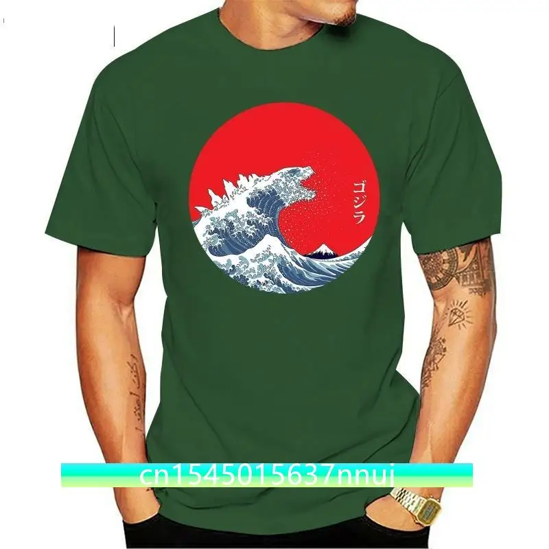 

Artist Hokusai T Shirt Variant T-shirt Men Japan Style Tops Tees Scenery Sunset Great Wave Tshirt Black Clothes Cotton