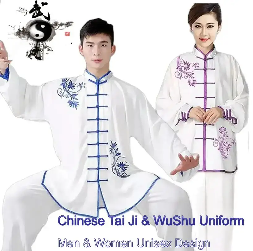 

Chinese Tai Chi Uniform Wushu Kung Fu Clothing Men Women Adults Martial Arts Wing Chun Suit Taichi Performance Tang Suit Taiji