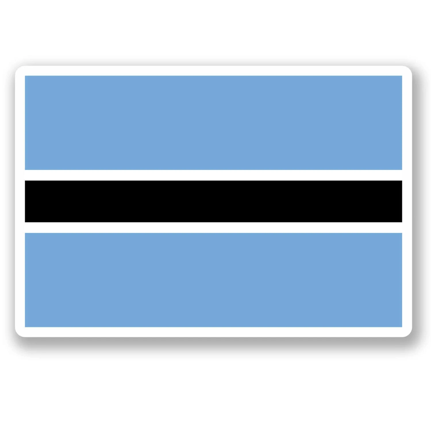 

Botswana Flag Sticker African Flag Stickers Decoration Waterproof Decal Laptop Camper Bodywork Laptop Phone Guitar Yacht Sunscre