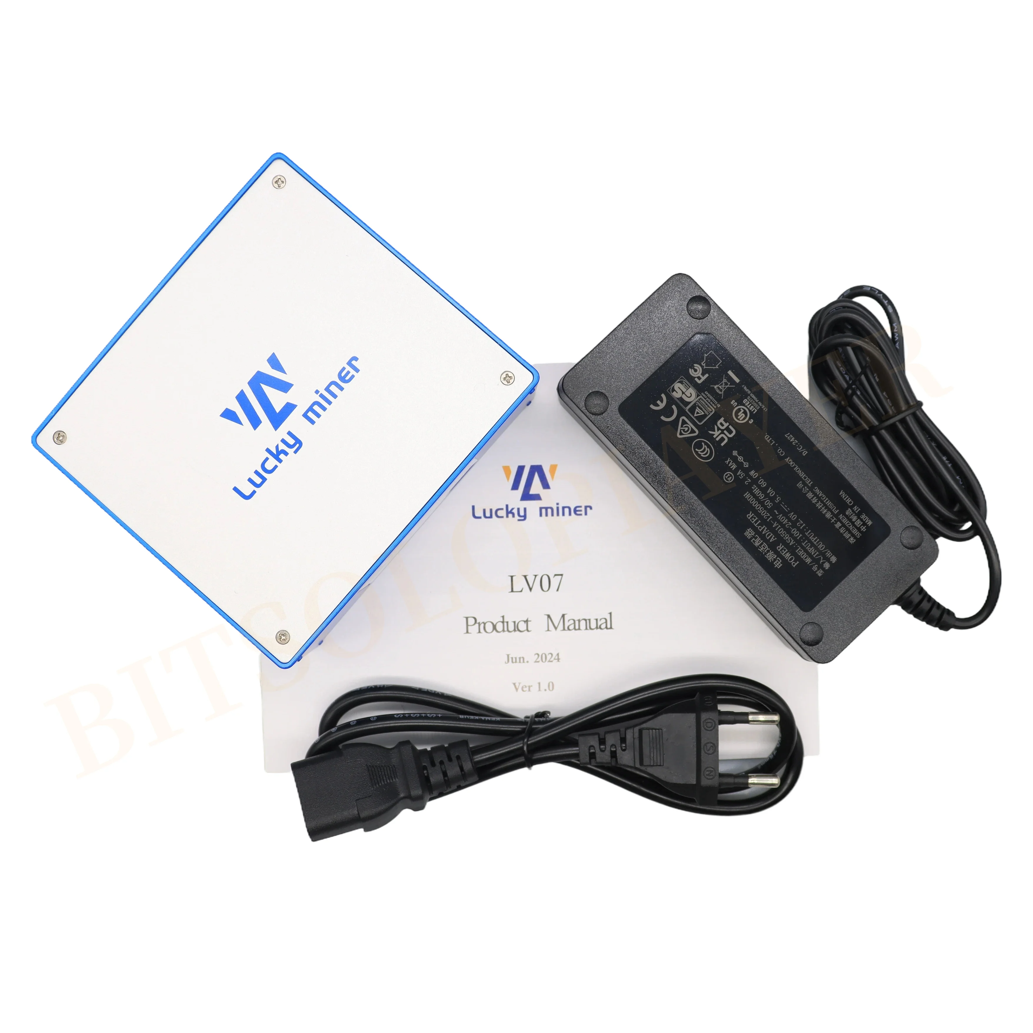 bitcoin mijnwerker Lucky Miner LV07 1TH/S 26W SHA-256 Algoritmus Crypto Solo Asic Cryptocurrency-mijnwerkers