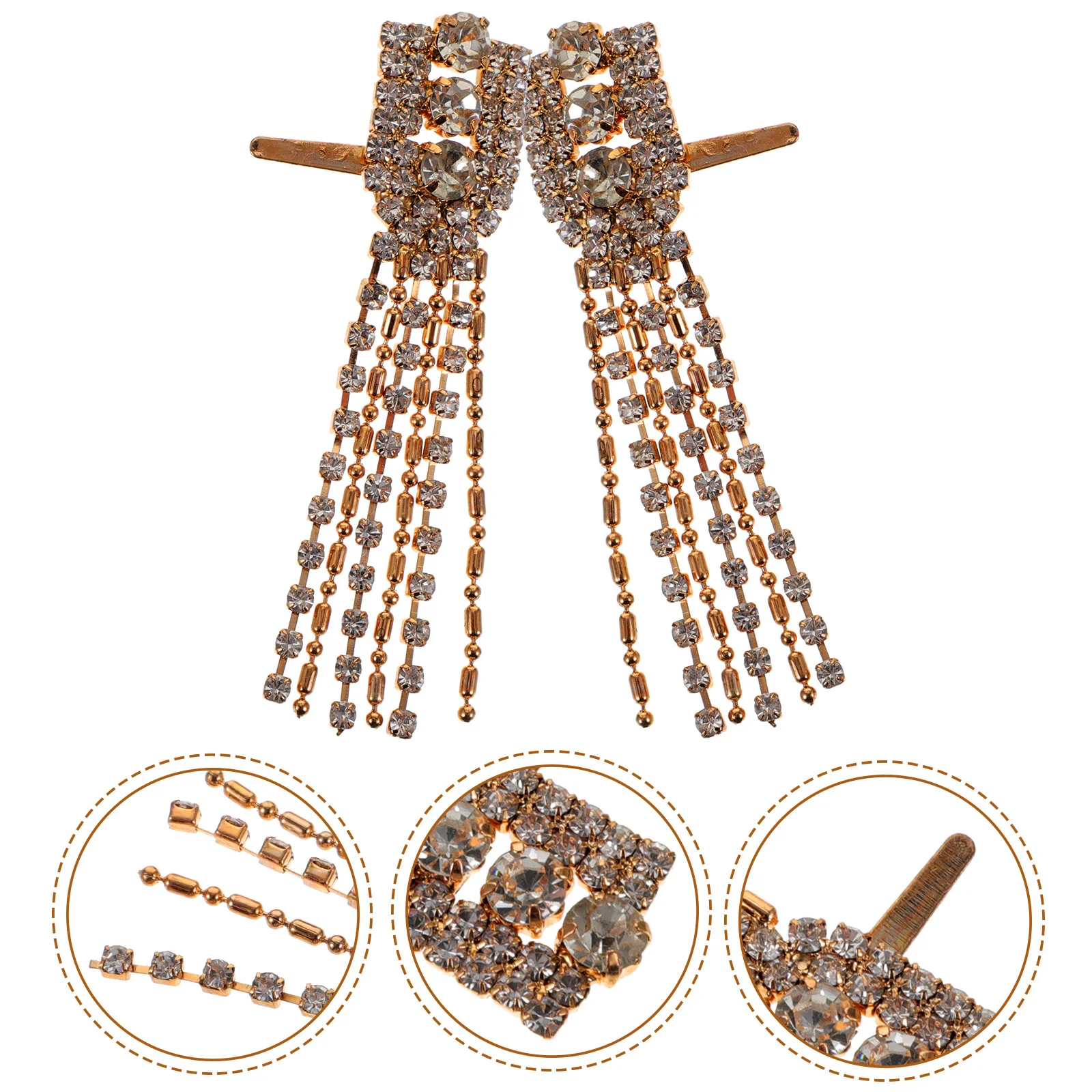 

2pcs Alloy Rhinestone Tassel Shoe Charm For Sneakers Women Fashion Boot Pendant Decor Clothing Accessories Home Storage Tools