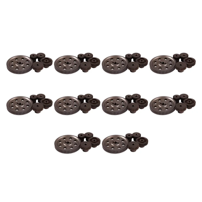 

WOTT-50X Diff Differential Main Metal Spur Gear 64T 17T 21T 26T 29T Motor Gear RC Car Part For HSP 1/10 RC Car Truck 94111