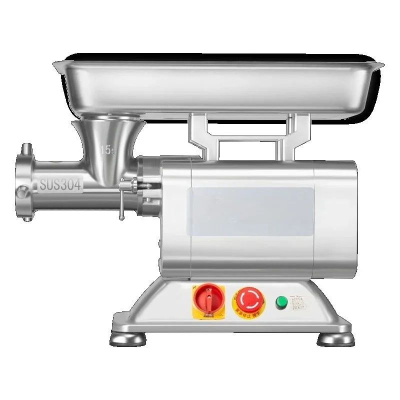 Commercial high-power, bearingless, electric enema machine, multifunctional stainless steel minced meat artifact