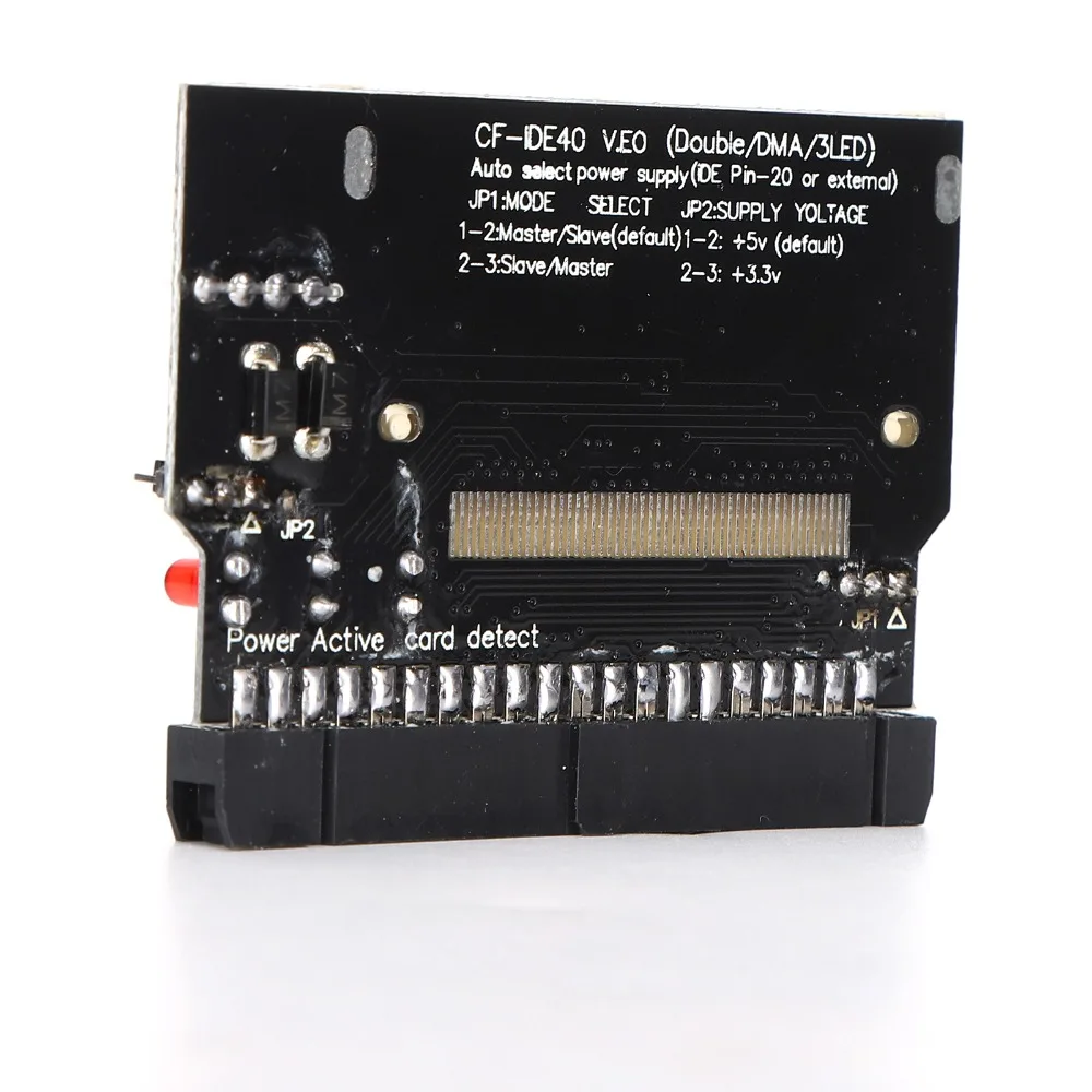 Portable 40pin CF To IDE Adapter 5V Dual Use Design CF To IDE Bootable Converter Black Converter Module Data Transfer