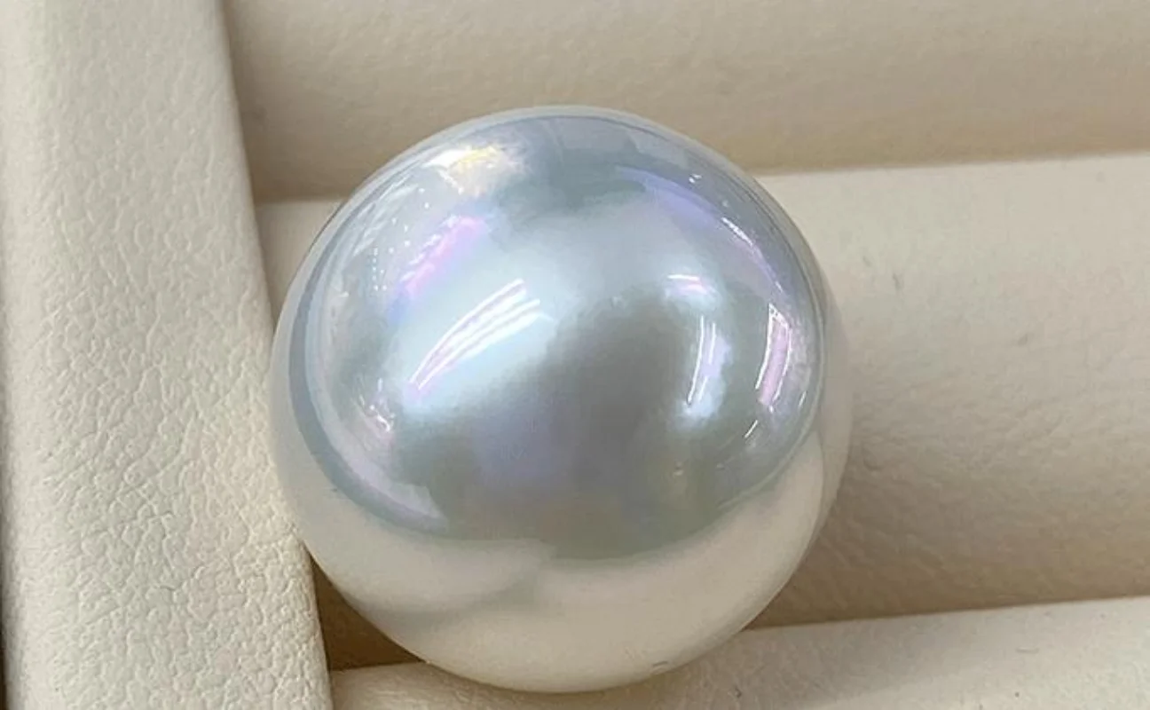 16-17mm Nearly Round Shape Loose Pearls White Beads Fine Earrings Pendant Jewelry Making Gifts for Women