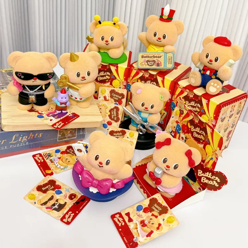 

Butterbear Top Tier Team Series Plush Blind Box Kawaii Dolls - Mystery Caixa Caja For Girls & Boys Anime Themed Collectible Toys