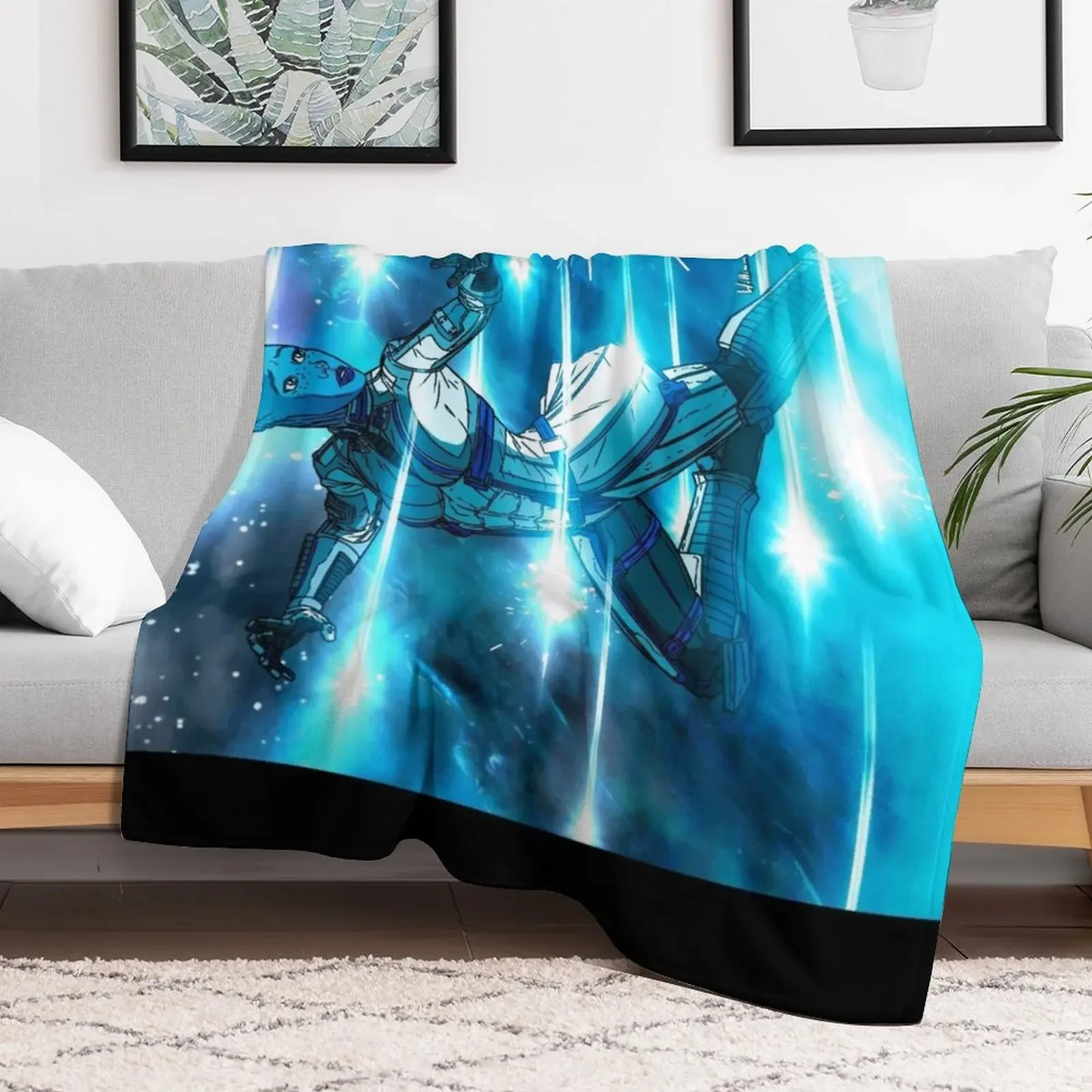 Liara T'Soni Throw Blanket Cozy Sofa Blanket for TV Watching Napping
