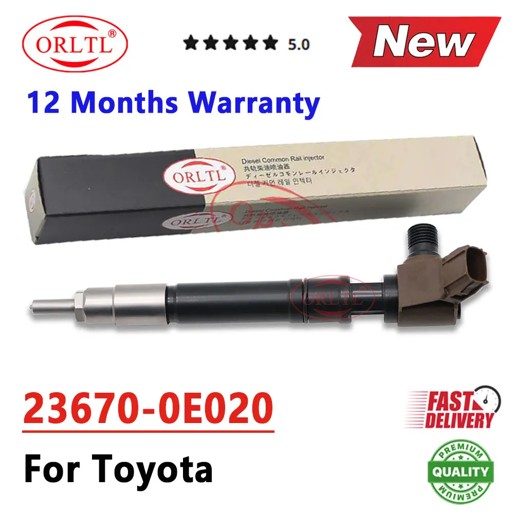 23670-0E020 NEW DIESEL FUEL INJECTOR 23670-0E010 Nozzle 236700E010 FOR TOYOTA HILUX REVO 1GD-FTV 2.8L 236700E020