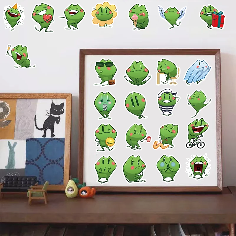 44/88PCS Animal 2 Sticker Landscape Graffiti Retro Waterproof Decoration Luggage Harajuku More Notebook Waterproof Sticker