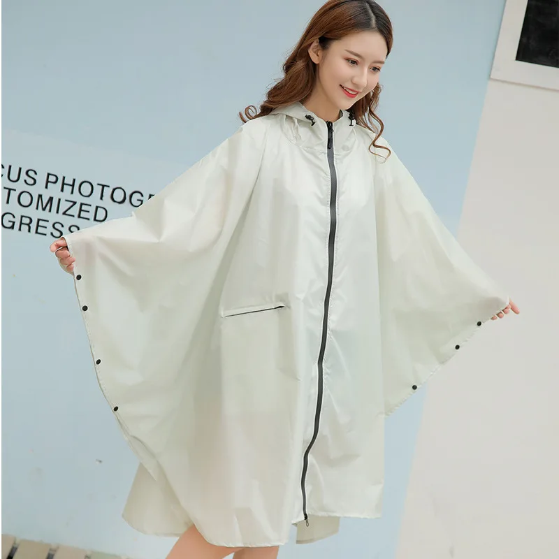 Big Size Cloak Raincoat Breathable Women Long Raincoat Lightweight Rain Coat Poncho Ladies Waterproof Adults Raincoats