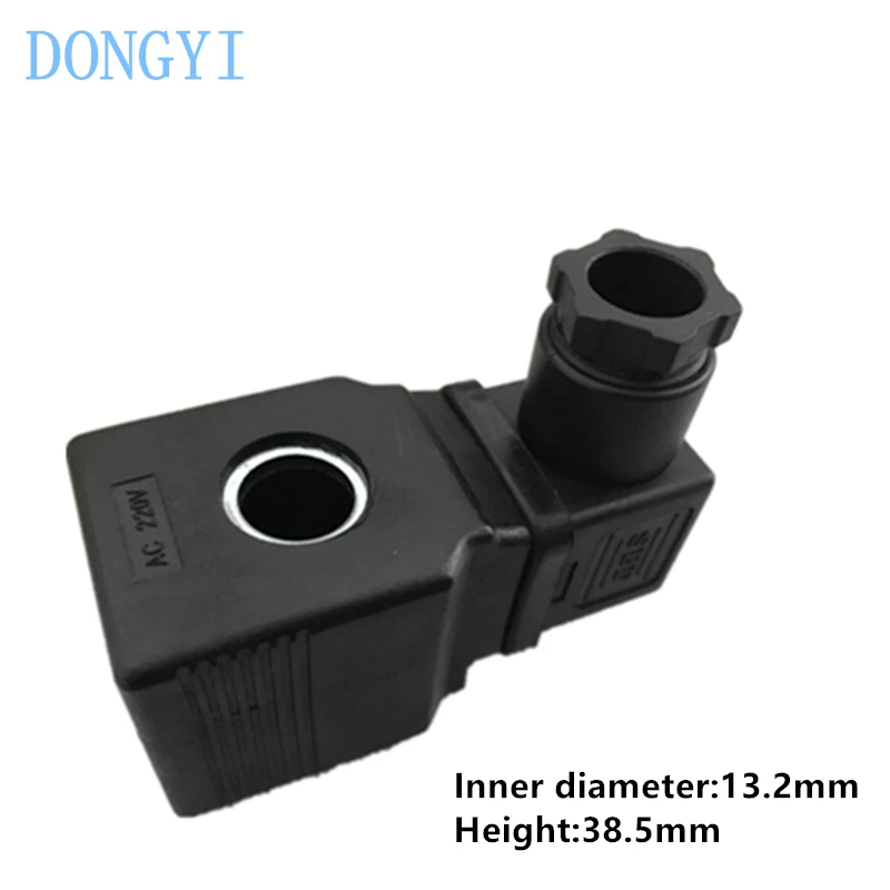 Air Compressor Disassembly Valve Hydraulic Solenoid Valve Coil Inner Hole 13.2mm Height 38.5mm AC220V DC24V DC12V AC110V AC24V