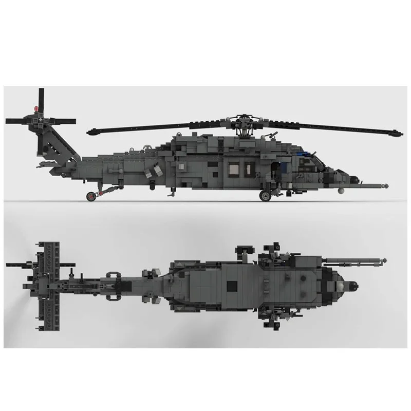

MOC-136938 Aerial HH-60W Fighter Building Blocks Model 1893 PartsMOC Creative Boys Kids Birthday Building Blocks Toy Gifts