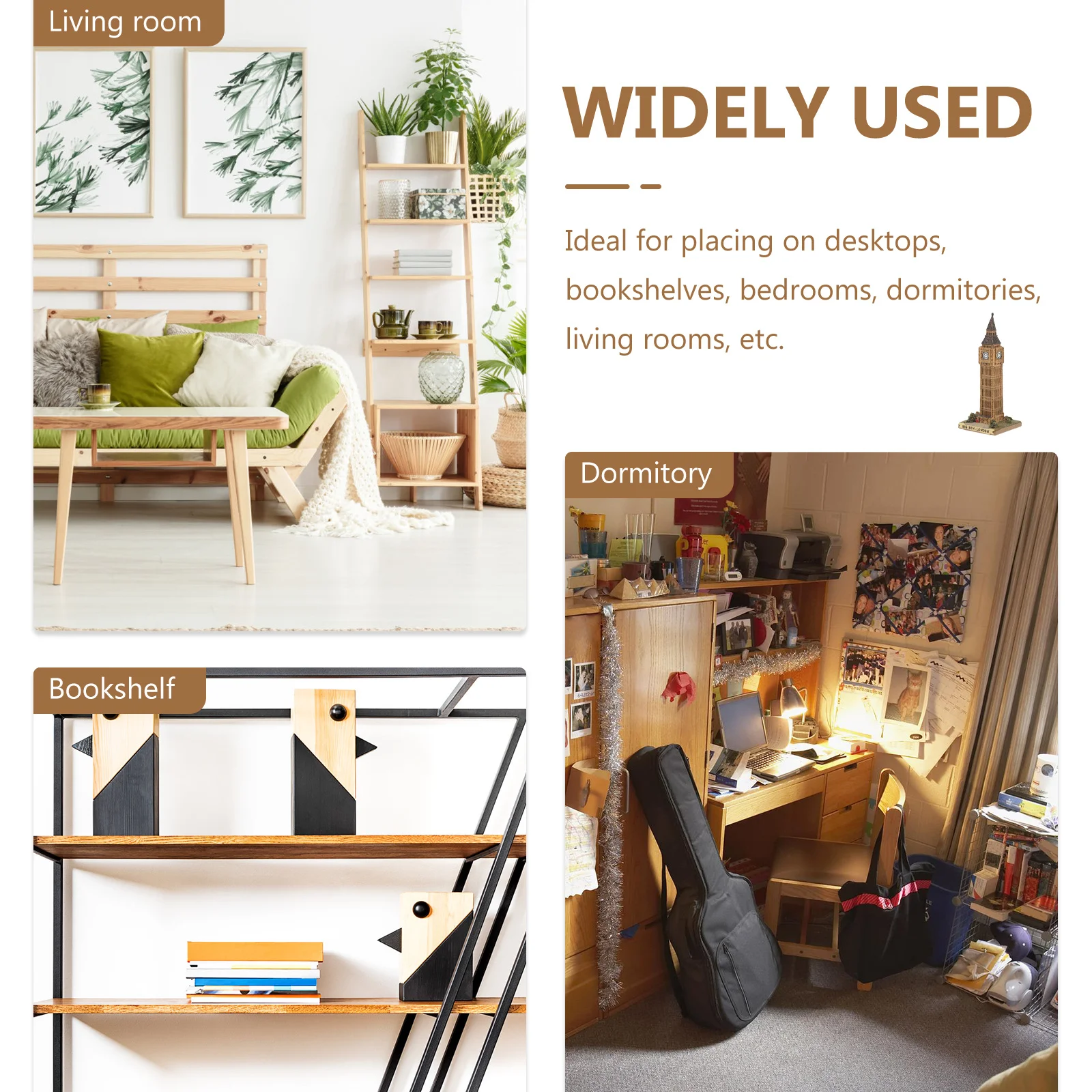 

Big Desktop Decor Architecture Home Office Decoration Travel Souvenir Gift Retro Bar Statue Craft