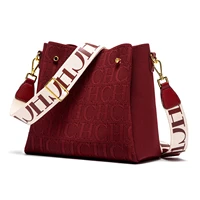 CHCH Bolso de hombro para mujer Nuevo bolso de hombro color caqui con hebilla magnética de gran capacidad