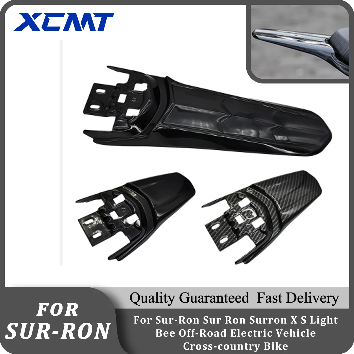 

Electric Motorcycle Rear Lengthening Longer Fender Mudguard Tail Guard For Surron X160 X260 Sur Ron X Sur-Ron S Light Bee