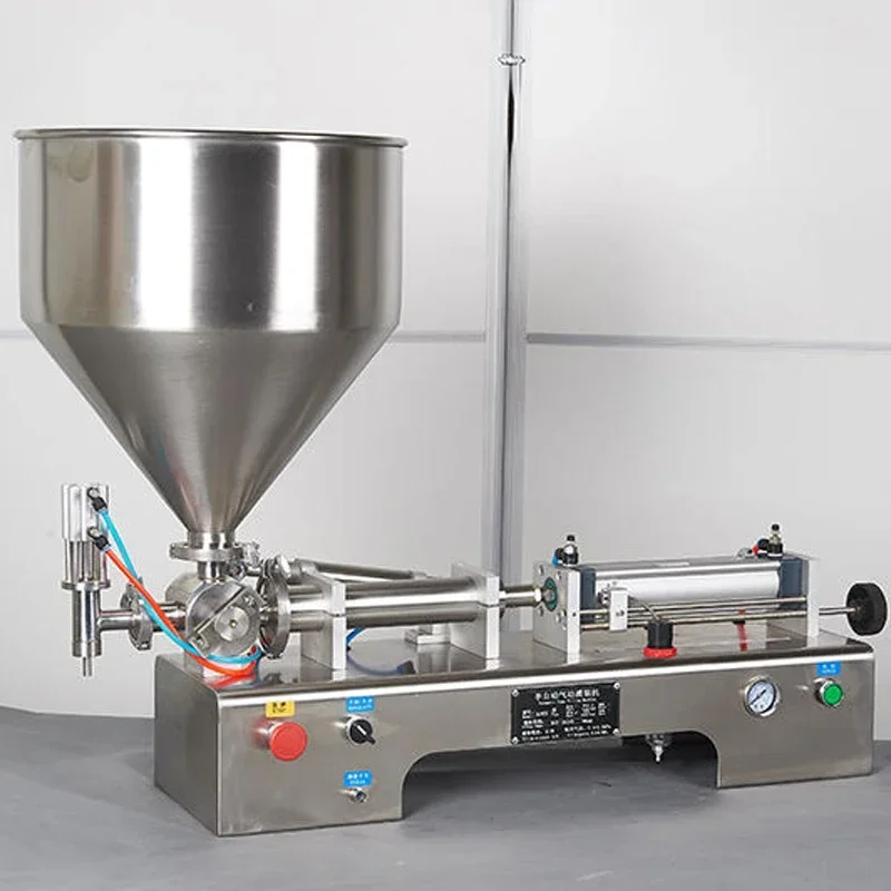 Full Pneumatic Small Quantitative High Precision Paste Liquid Filling Machine for Cream Beverage Food Packaging