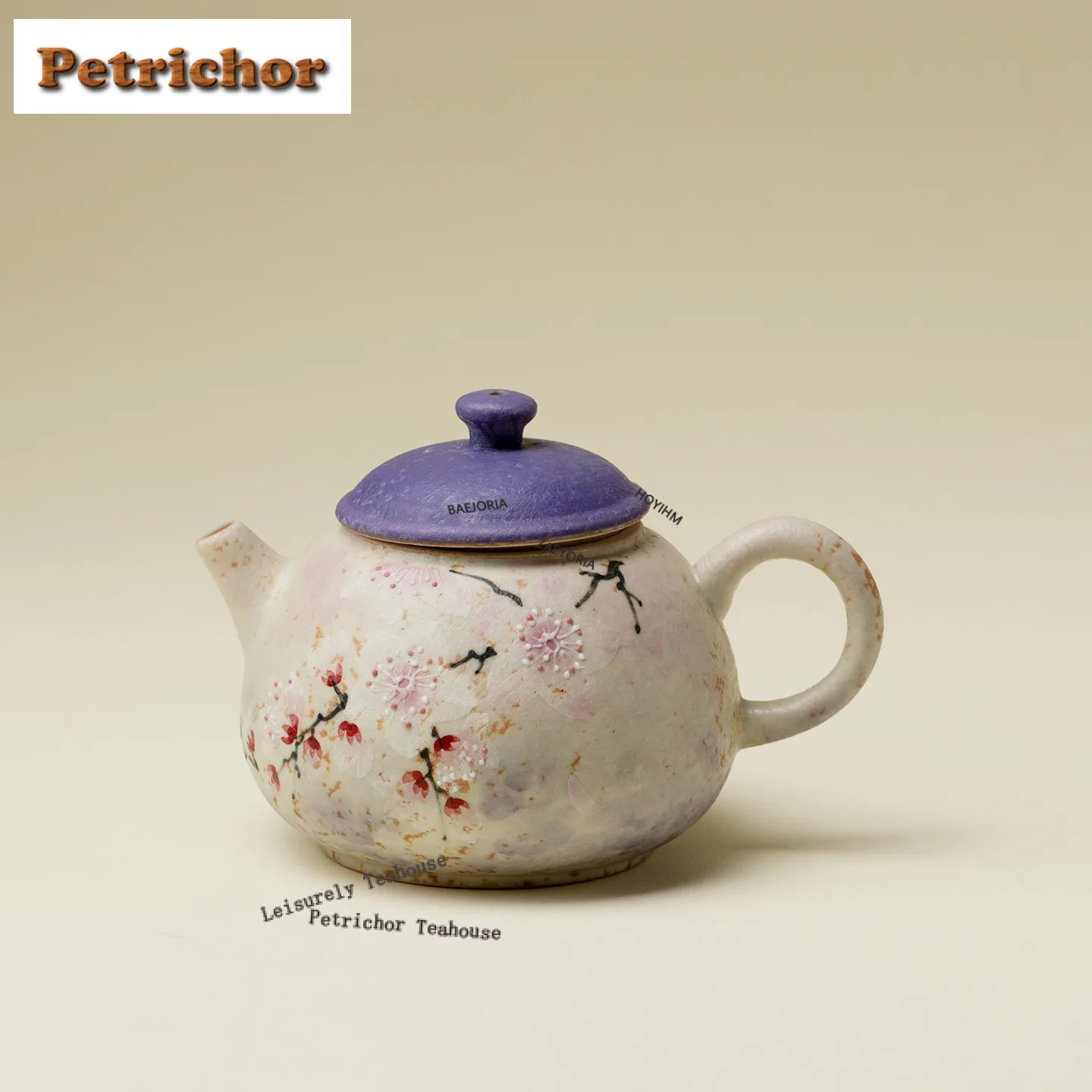 

Чайник для заваривания чая с ручной росписью цветами сливы, 100 мл, с отверстием для заваривания, китайский чайный набор, подарки