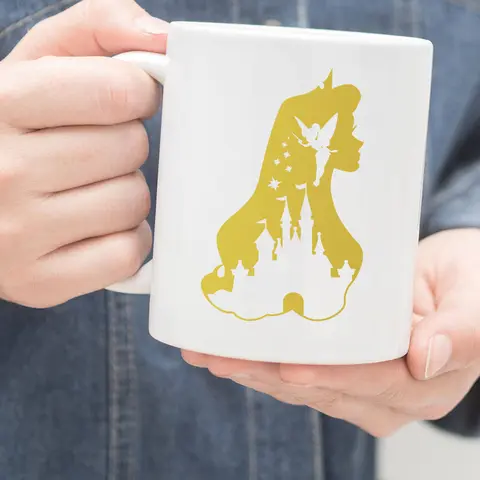 डिज्नी प्रिंसेस और कैसल विनाइल स्टिकर लड़कियों के लिए बेबी रूम डोर डीकल्स टिंकरबेल लैपटॉप, मग, कार विंडो, बोतल के लिए प्यारे डीकल्स 10 best sales शिशु नर्सरी - №10