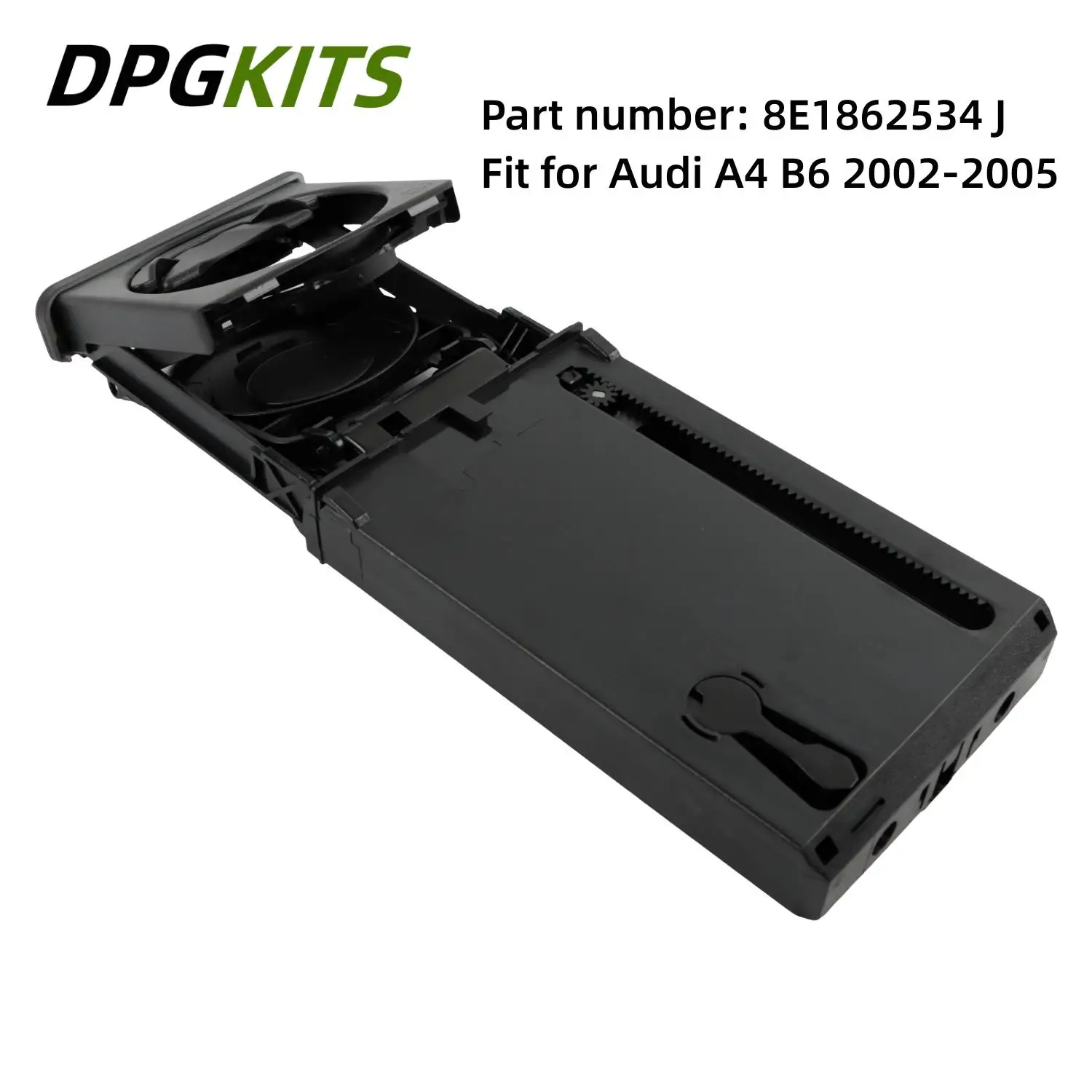 

Front Car Cup Holder 8E1862534J 8E1862534H For 2002-2005 Audi A4 B6 B7 2002-2005 4-Door